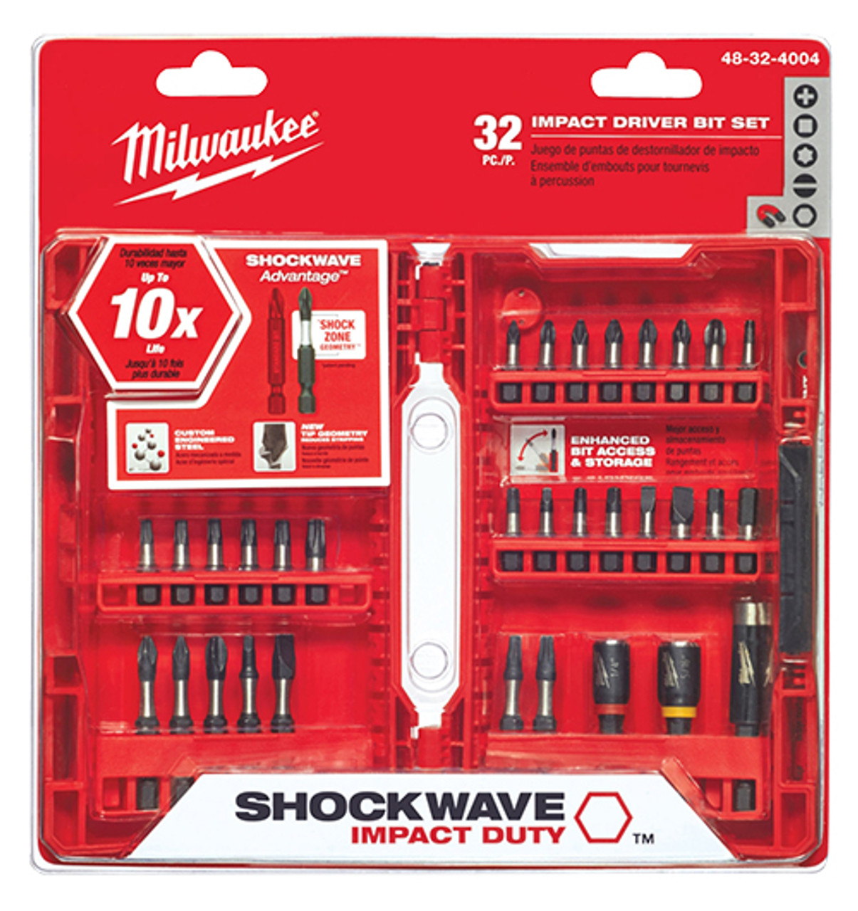 Milwaukee 48-32-4403 Shockwave™ 18 Piece Impact Driver Bit Set 