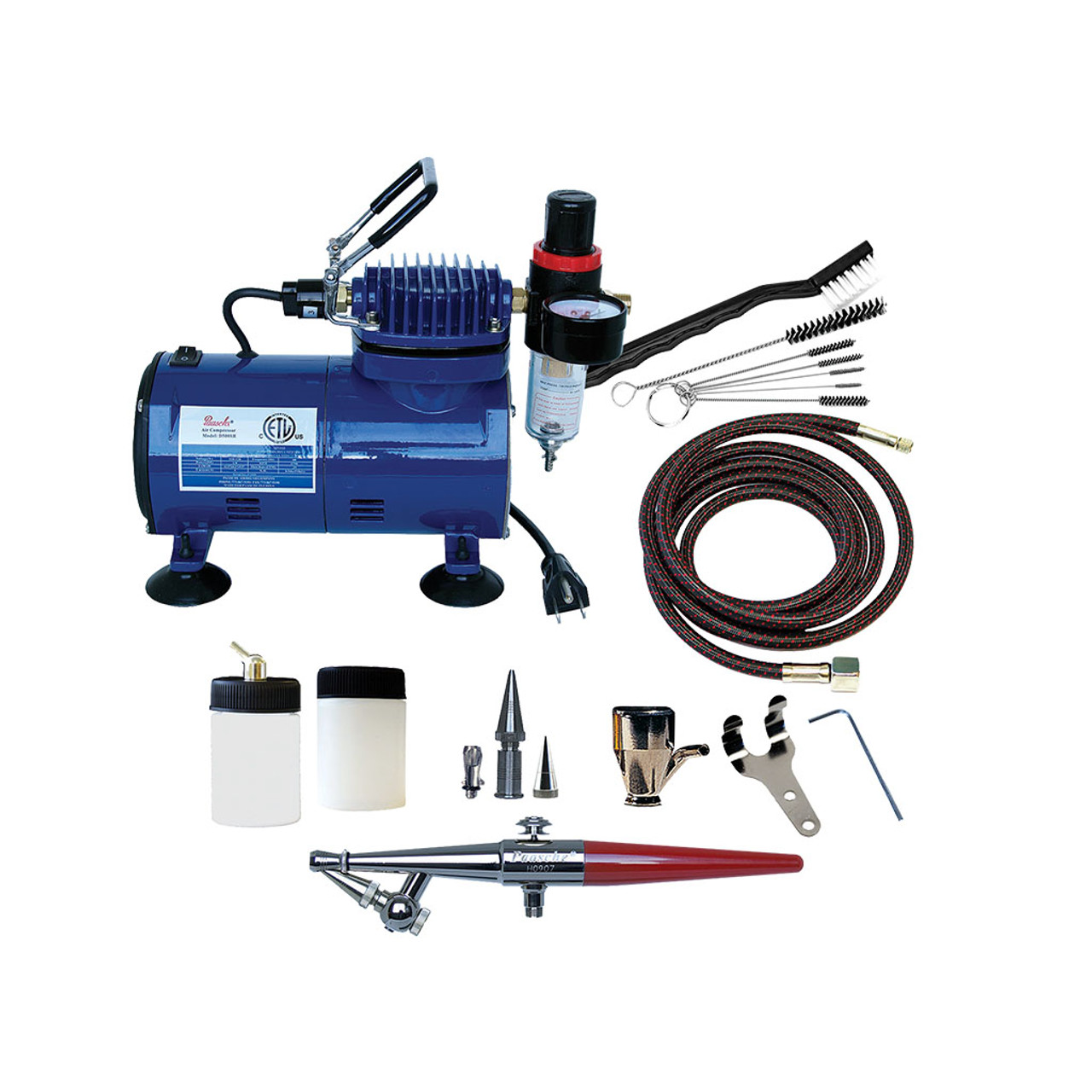 Paasche Single Action Airbrush with Compressor - Midwest Technology Products