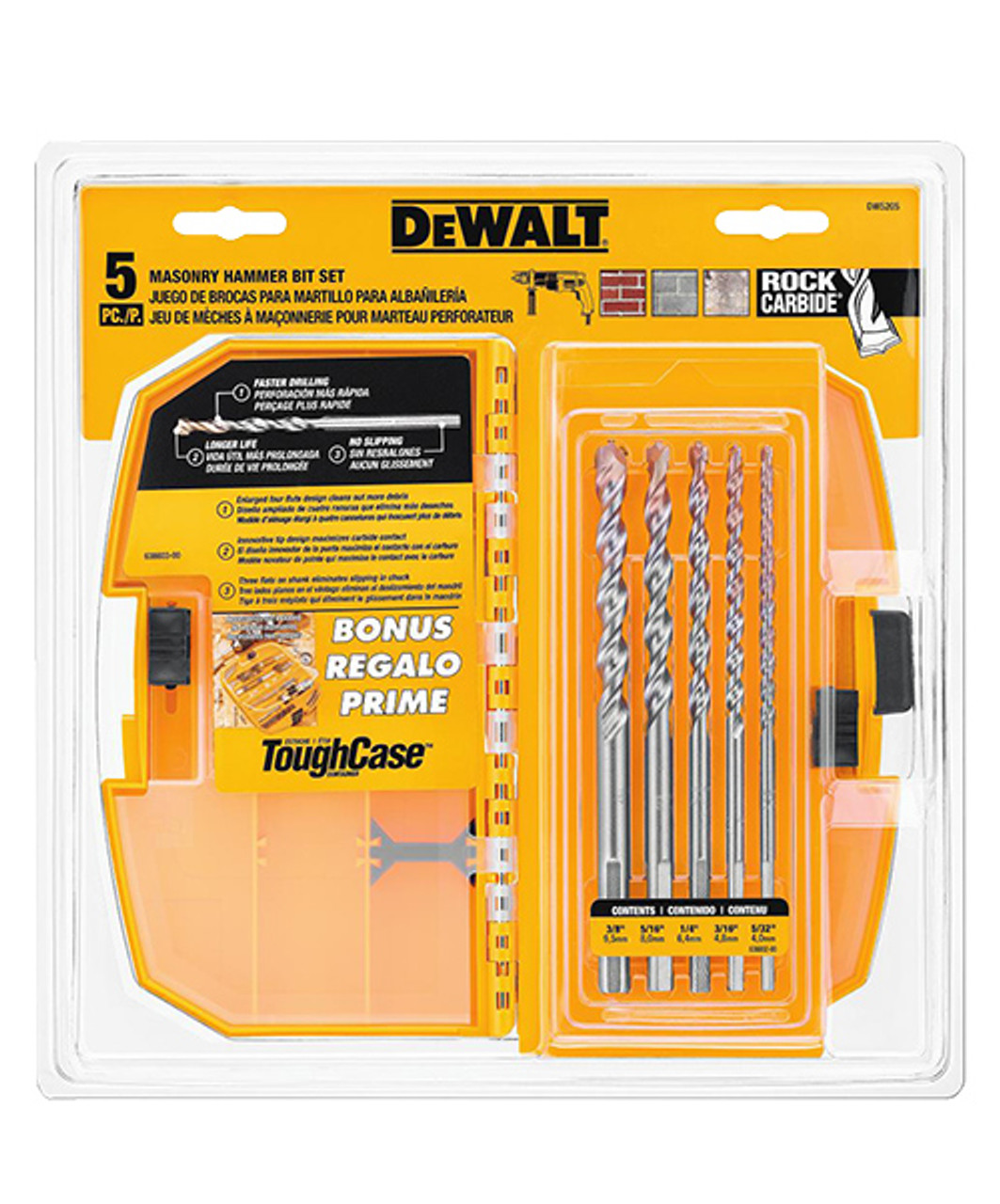 masonry drill bit set