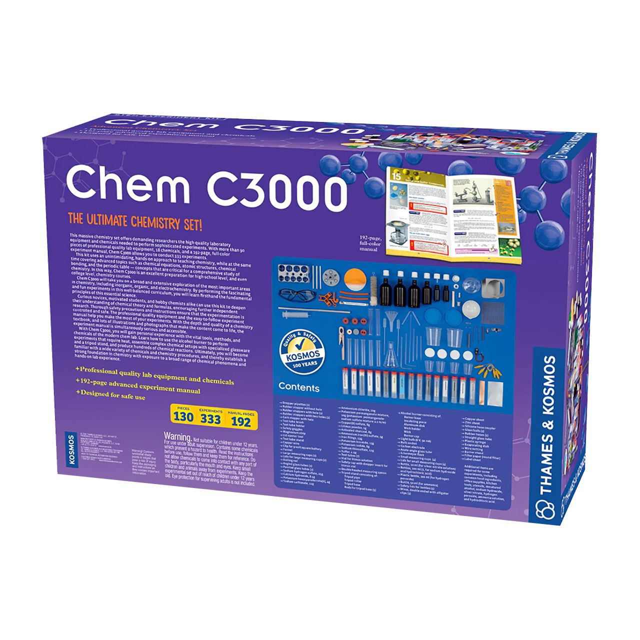 THAMES & KOSMOS Chem C3000 Chemistry Set | Midwest Technology
