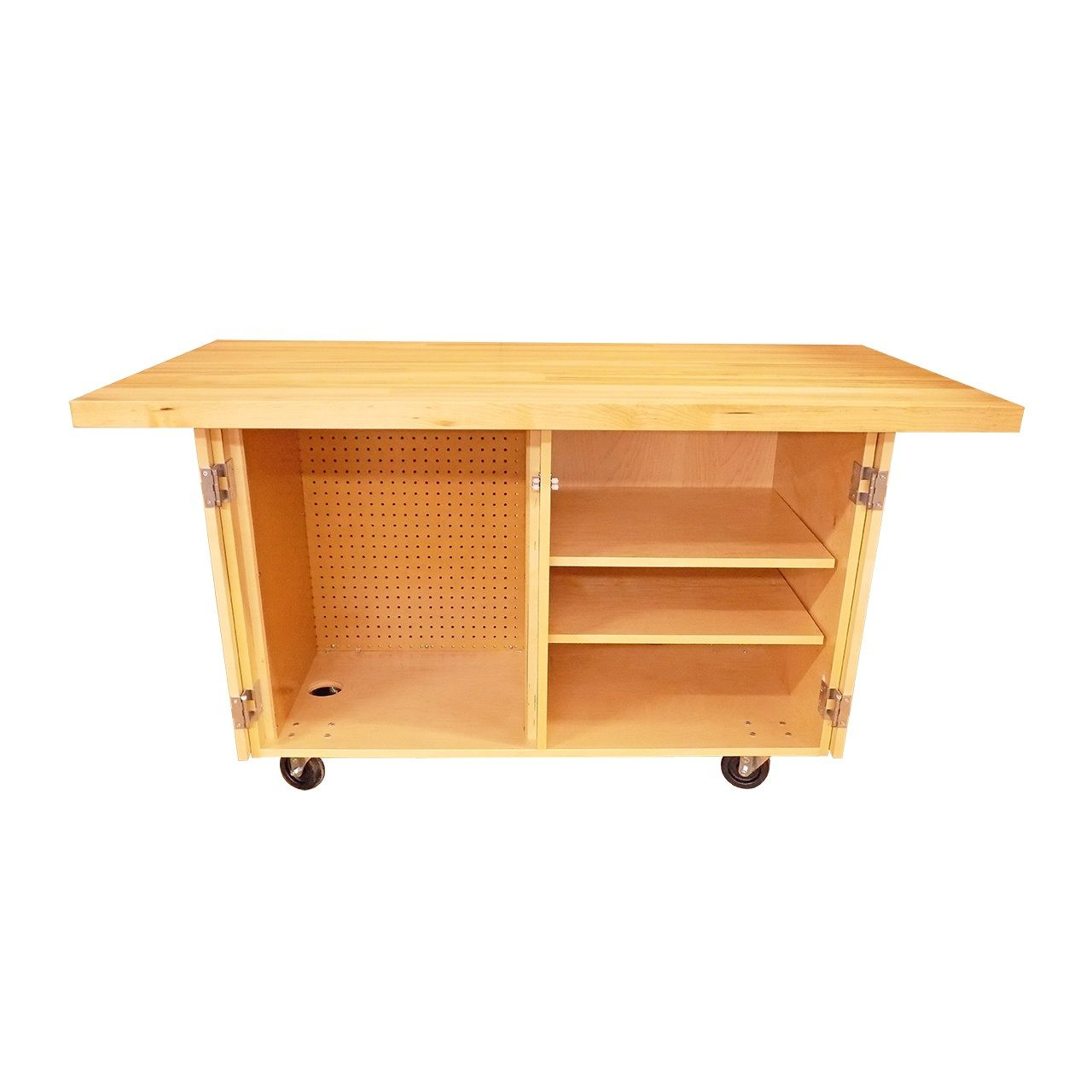 Makerspace Mobile Work Bench with 1-3/4