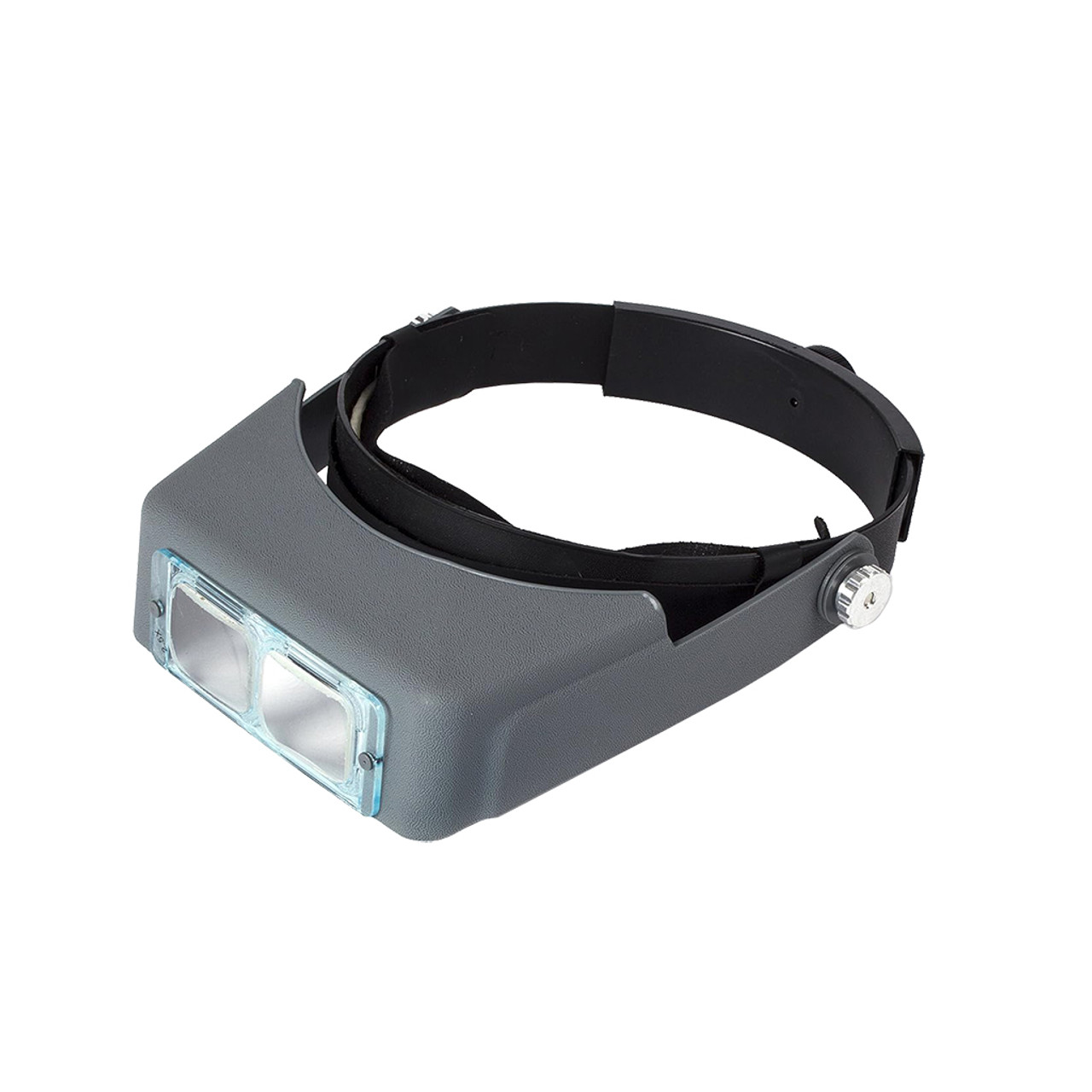 Headband Magnifier with 2 LED Light Wearable Magnifier Adjustable