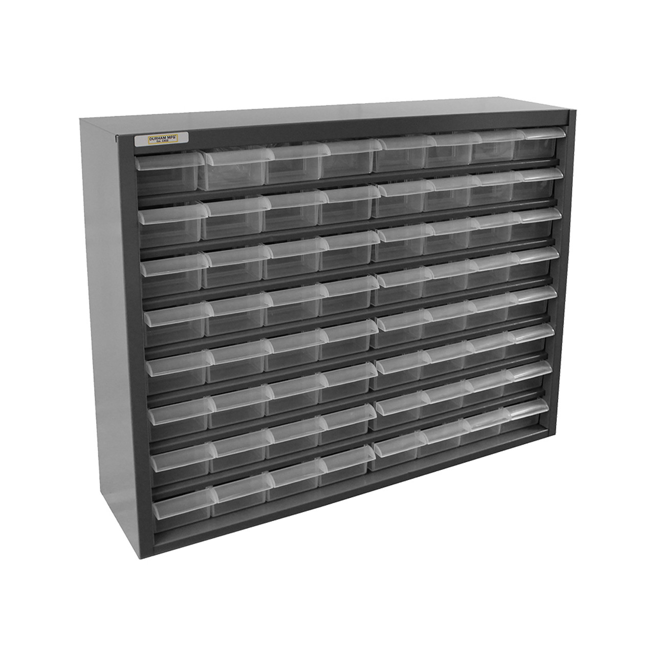 Durham Steel Parts Cabinet with 64 Plastic Drawers - Midwest Technology  Products