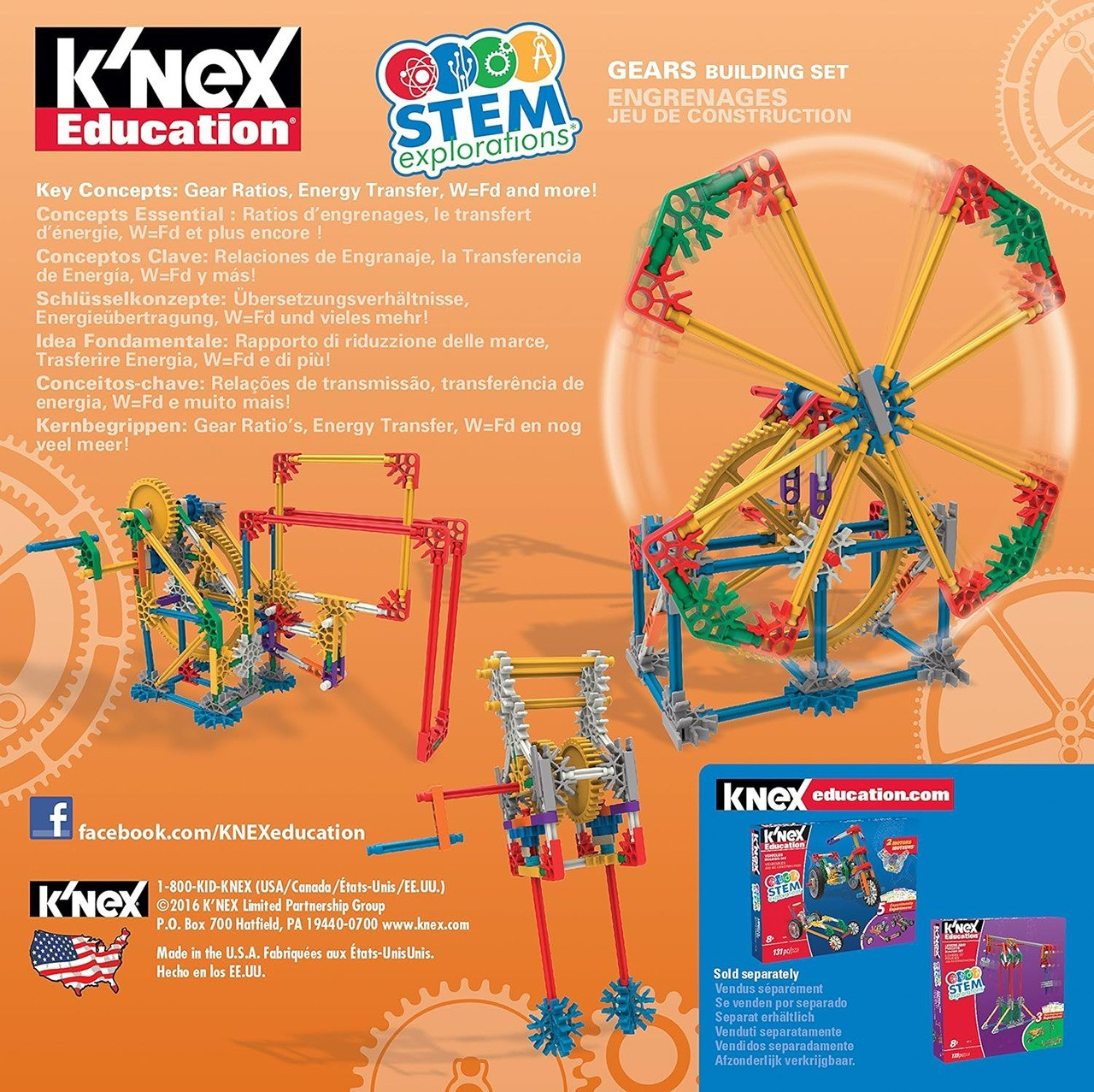 K'NEX STEM Explorations Gears Building Set | Midwest Technology
