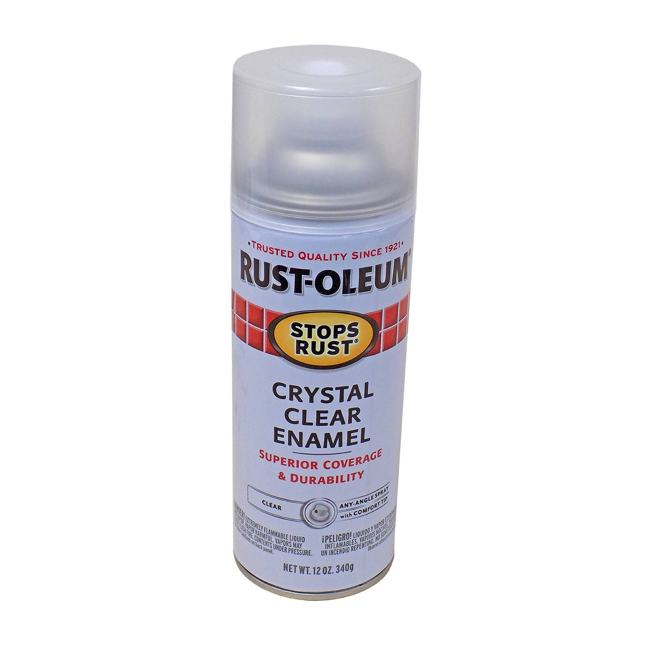 Rust-Oleum Stops Rust Enamel Spray, Gloss, Crystal Clear