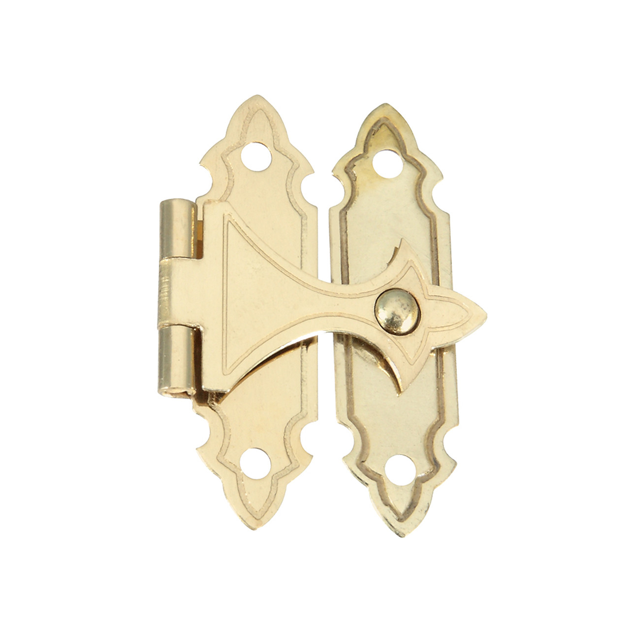 National Decorative Hinges, Solid Brass, 5/8 x 1-7/8