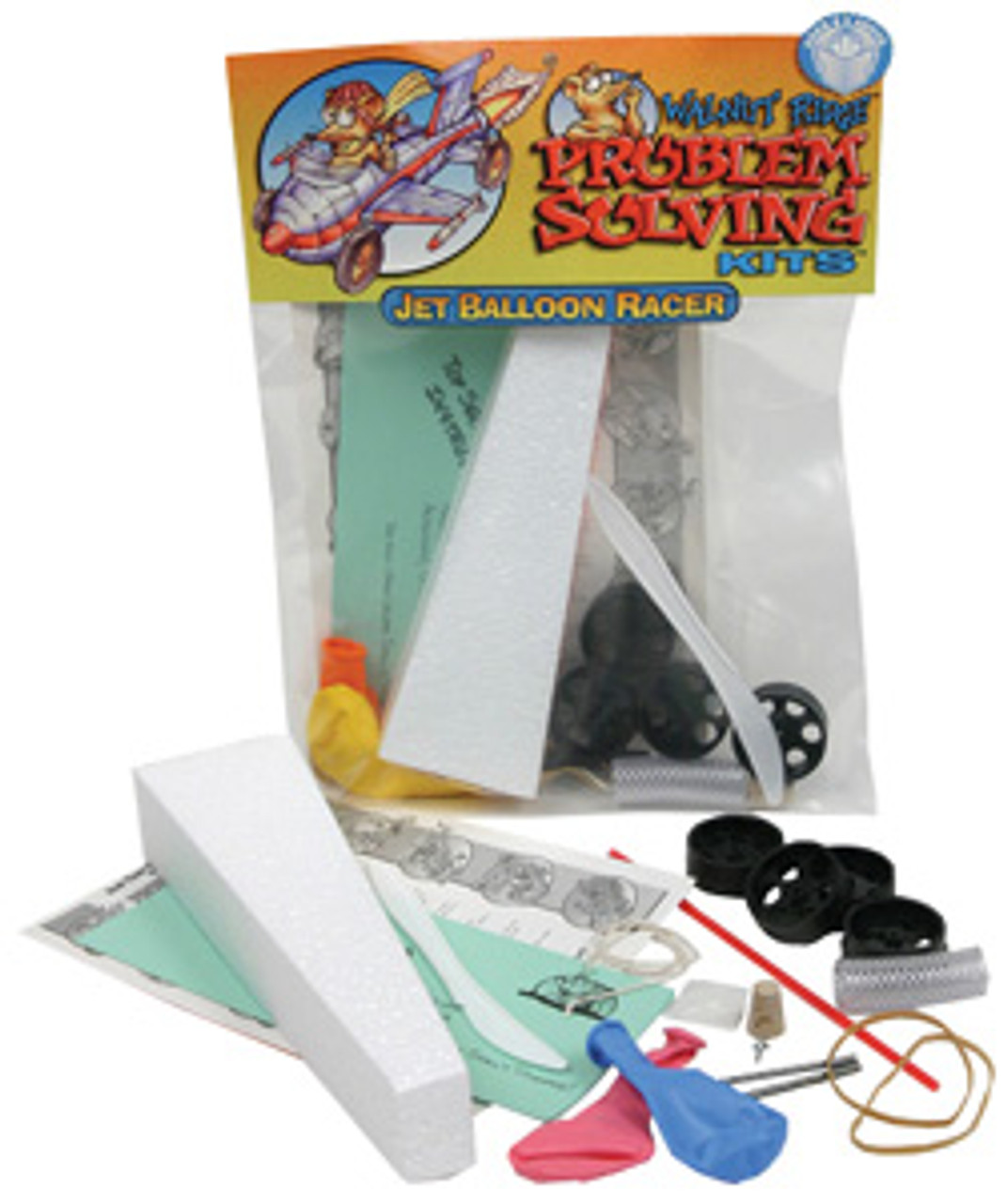 Balloon Power Cosmic Jet Racer Kit by Kidz Labs Ages 8 & Up Science Project  New