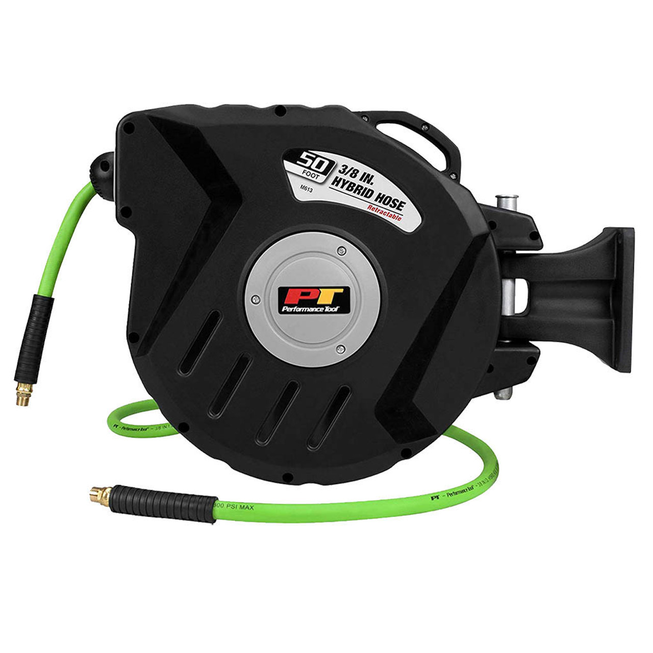 Performance Tool® - Retractable Air Hose Reel with 3/8 Air Hose