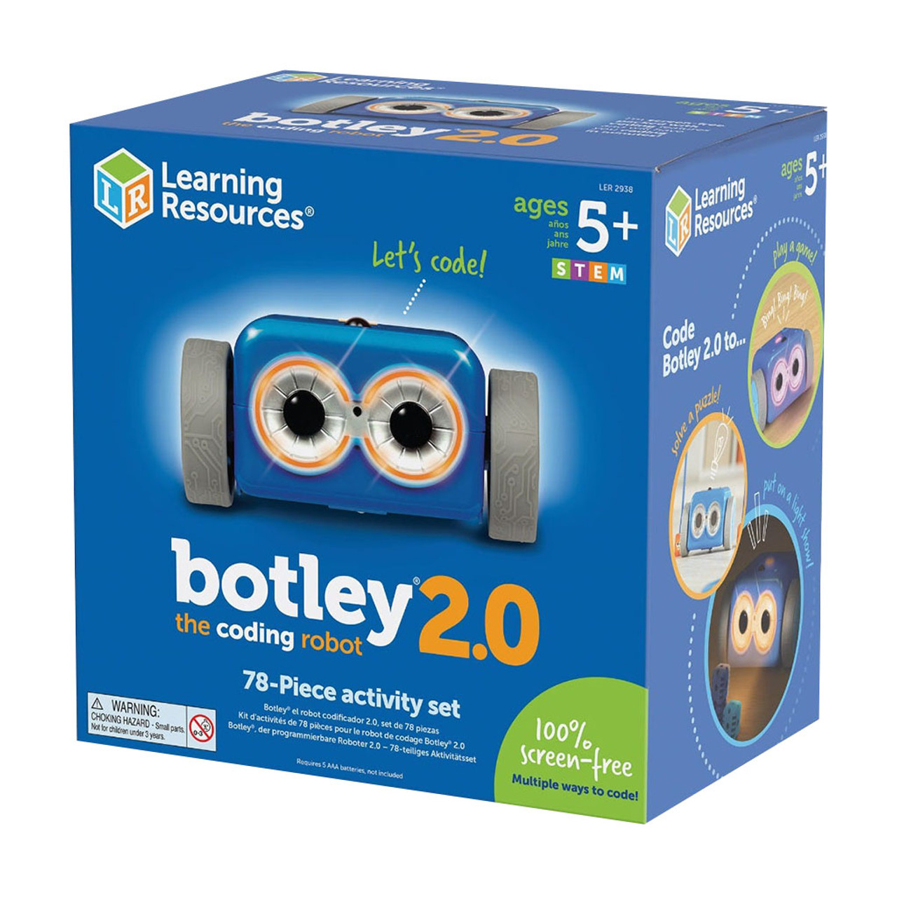 Learning Resources Botley 2.0 Coding Robot Activity 77 Pc. Set, Learning &  Development, Baby & Toys