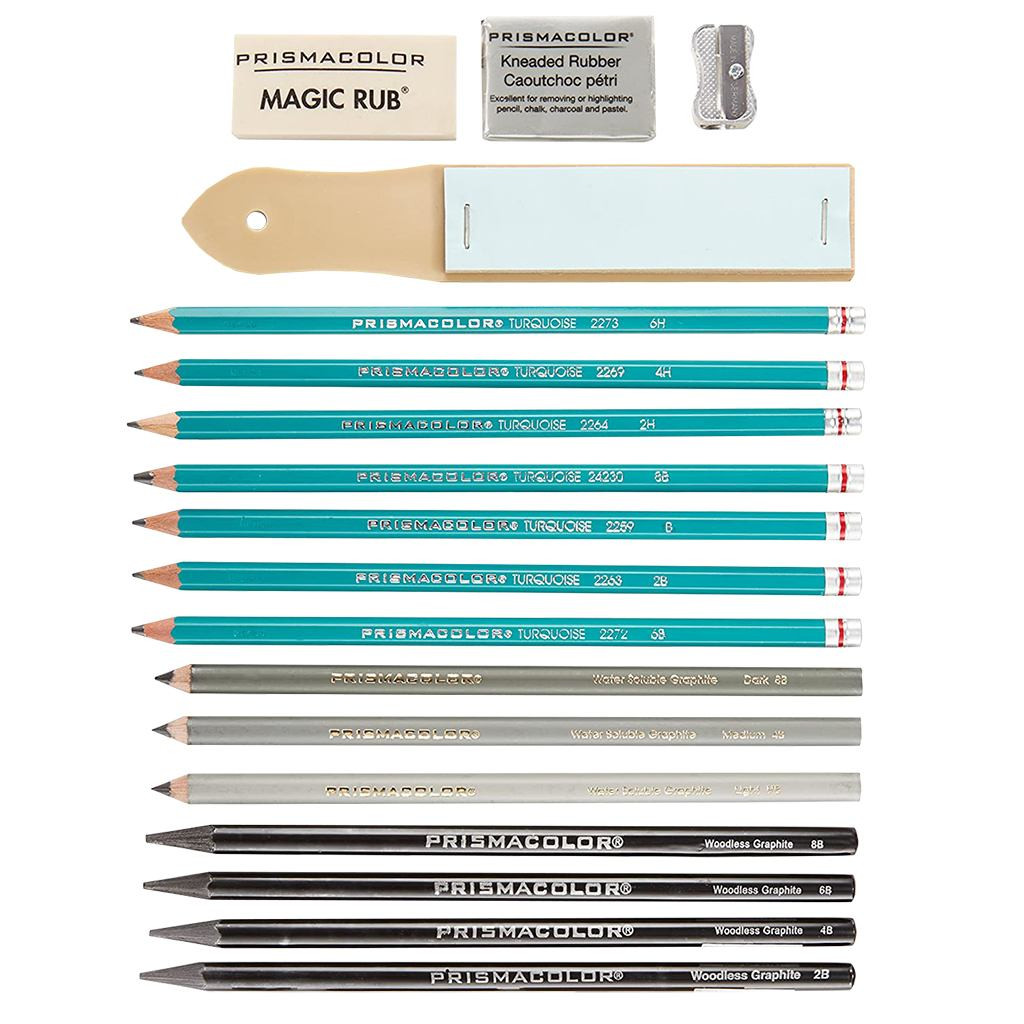 Prismacolor Premier Graphite Drawing Set, 18-Piece - Midwest