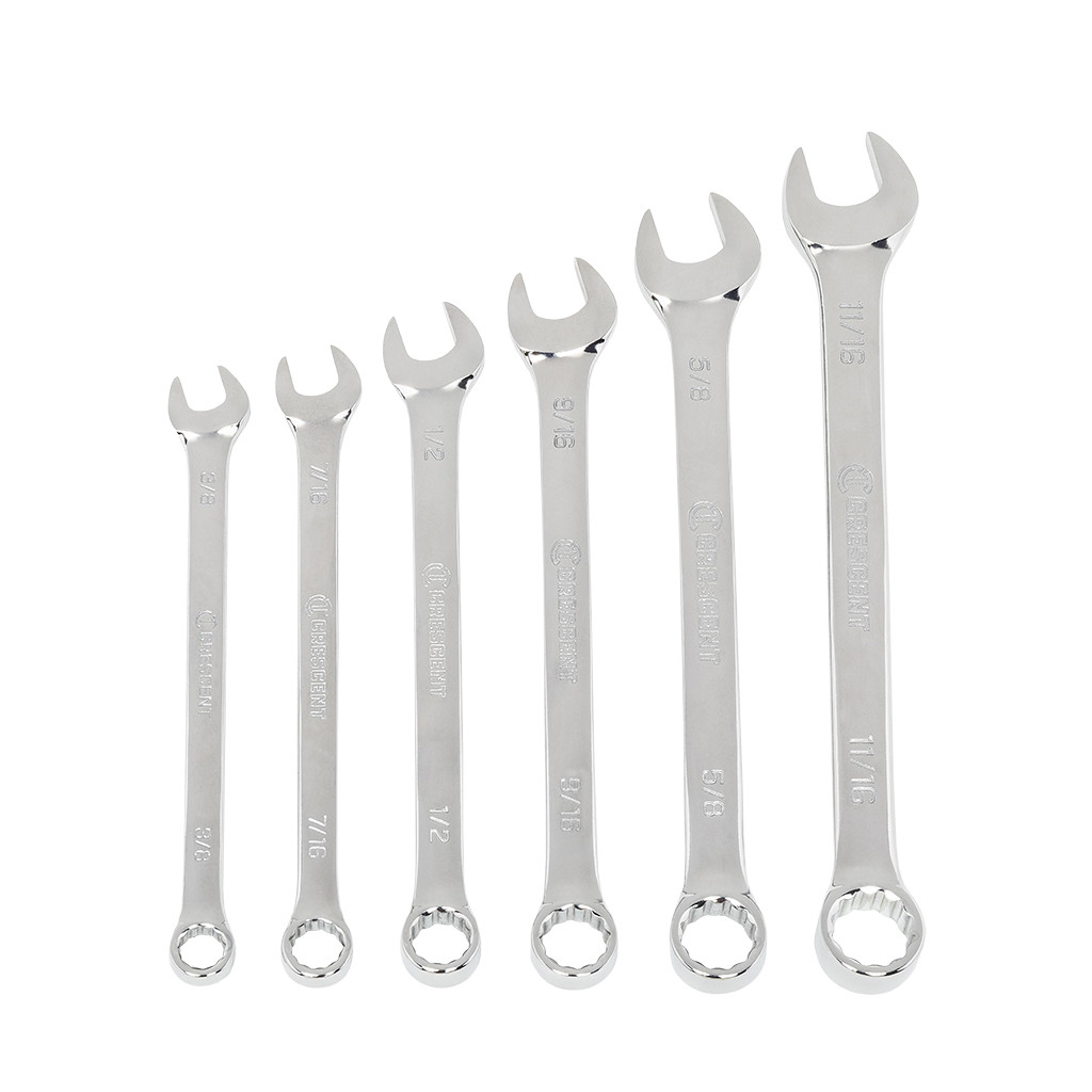 6-Piece Combination Wrench Set | Midwest Technology