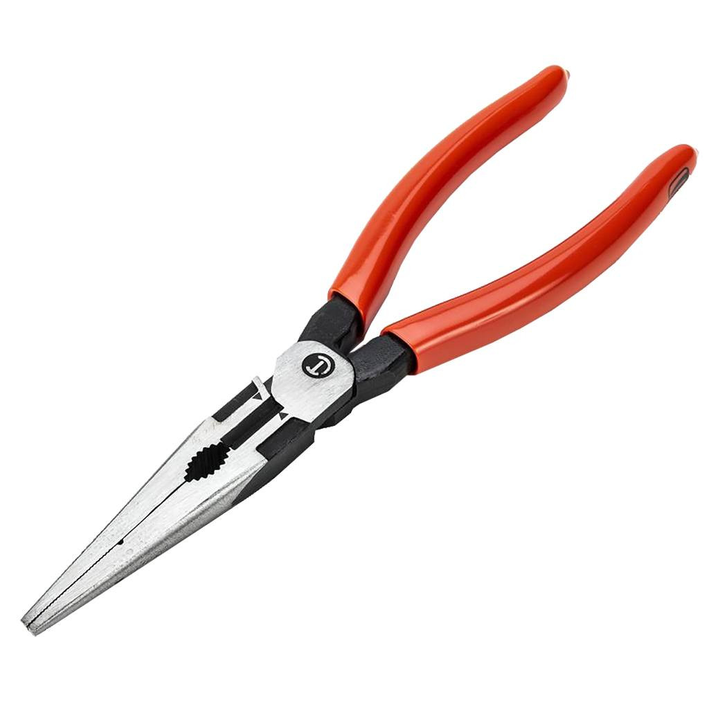 Knipex Long Nose Pliers With Cutter – 8-Inch Precision Snipe Nose Pliers For Tight Spaces, Wire Cutting