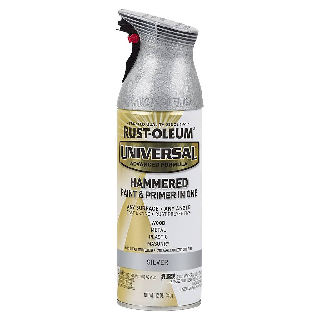 Rust-Oleum Hammered Spray Paint, Silver | Midwest Technology
