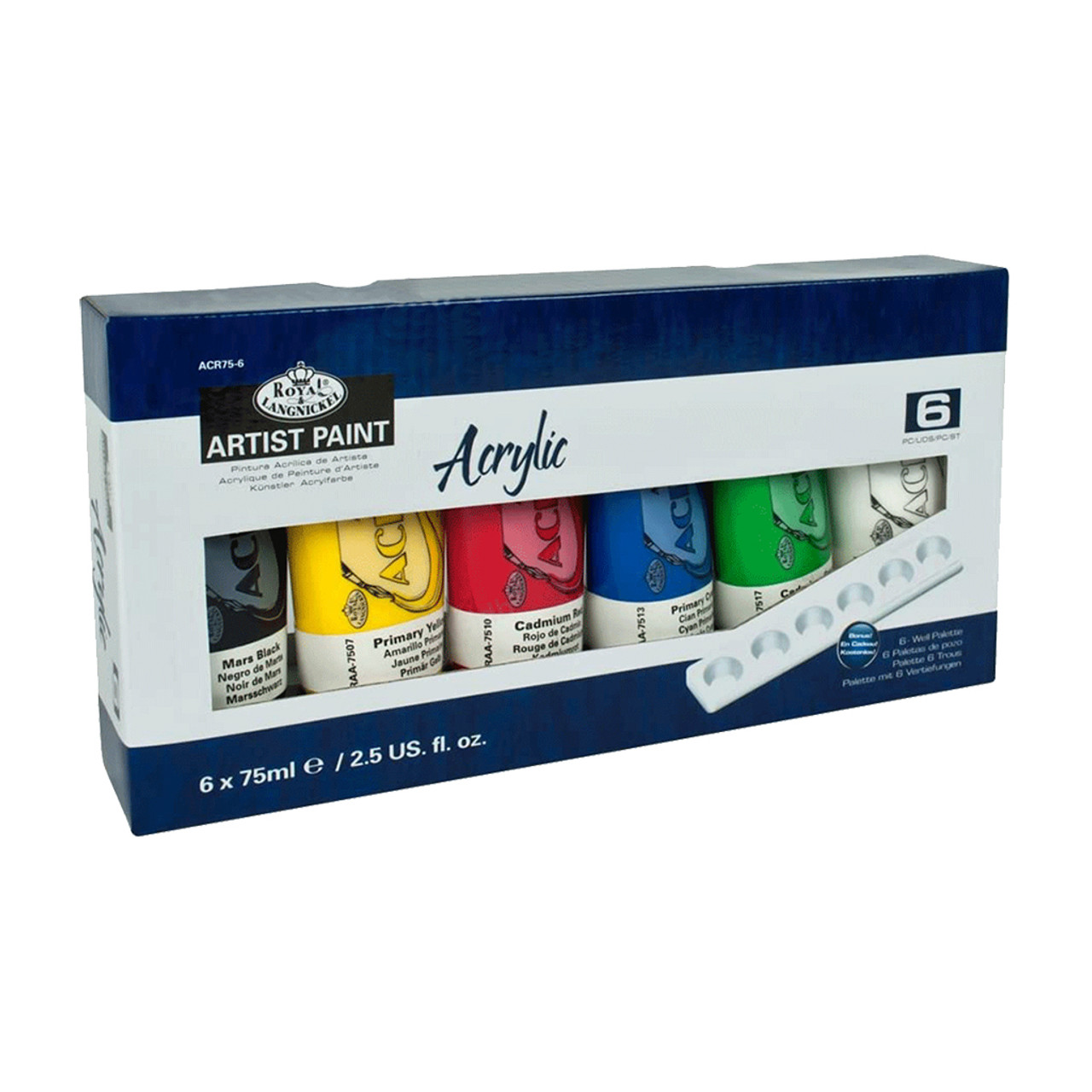 Testors Acrylic Paint Set - Primary - 6 Colors