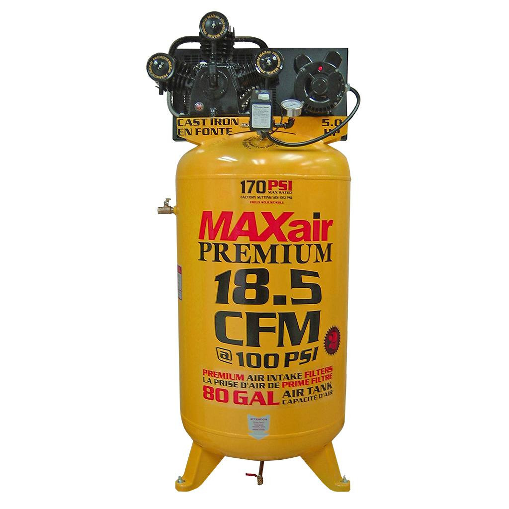 Maxair 5HP 80 Gal. Air Compressor | Midwest Technology