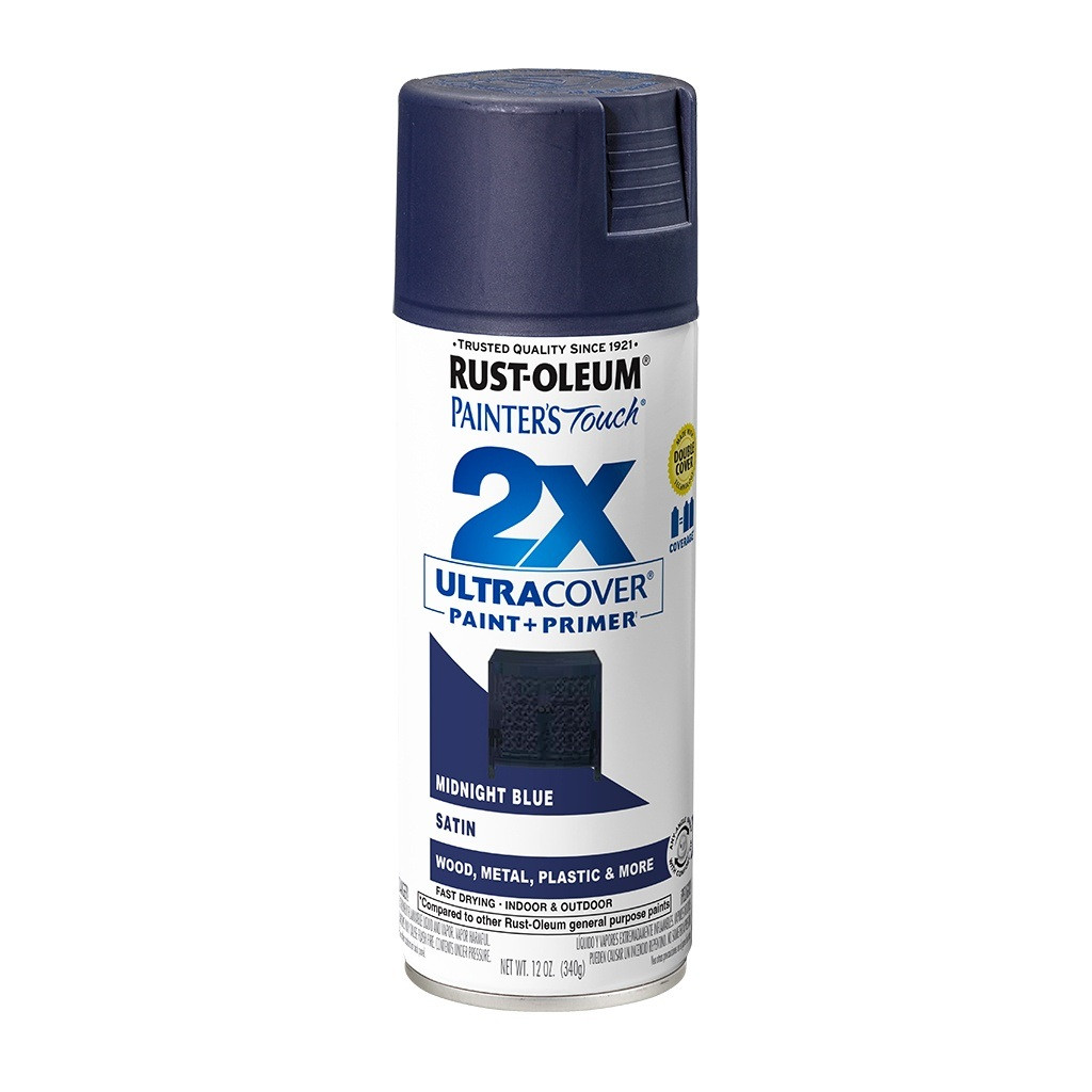 Rust-Oleum Satin Spray Paint, Midnight Blue | Midwest Technology