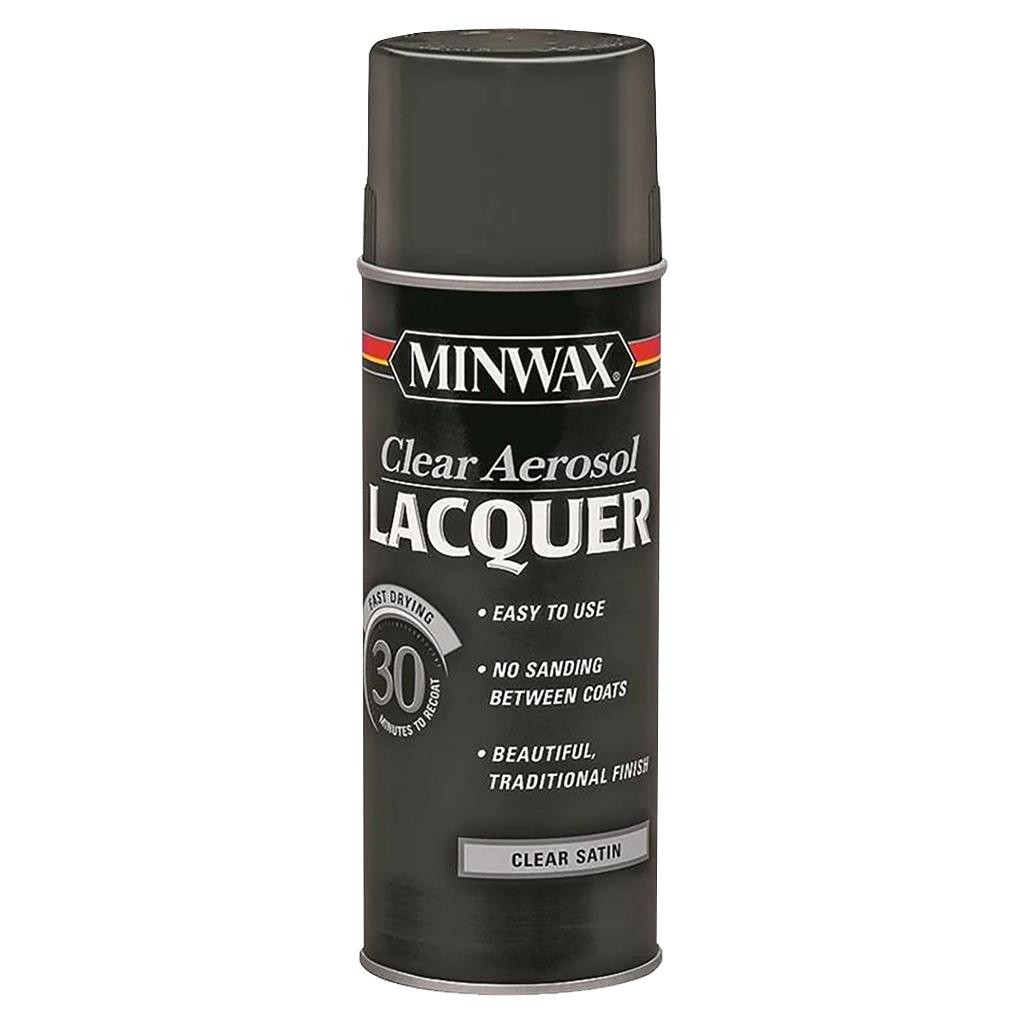 Minwax Satin Clear Lacquer, 11.5 oz. Midwest Technology