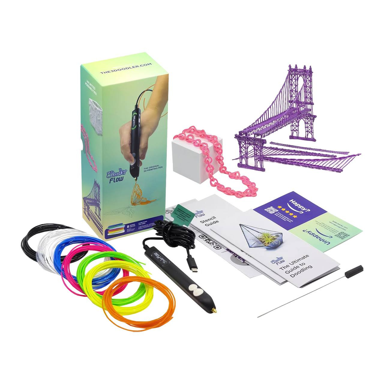 3Doodler FLOW 3Dペン 3Doodler Flow 3D Pen | Midwest Technology