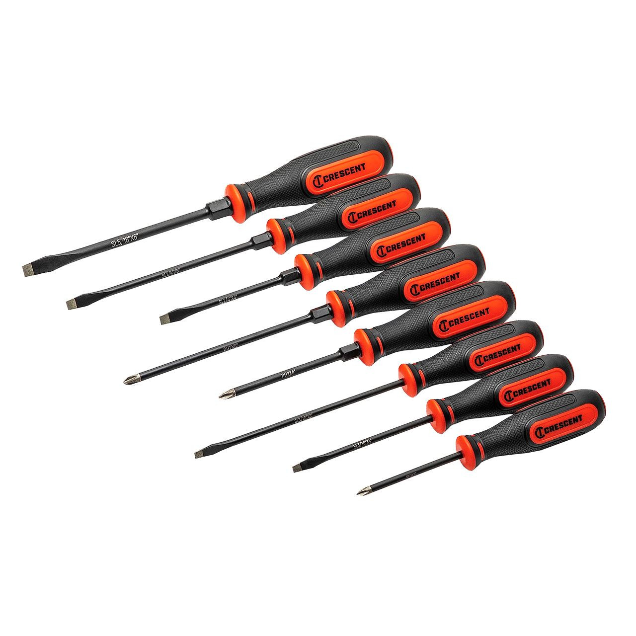 Crescent Diamond Tip Screwdriver Set, 8-Piece | Midwest Technology