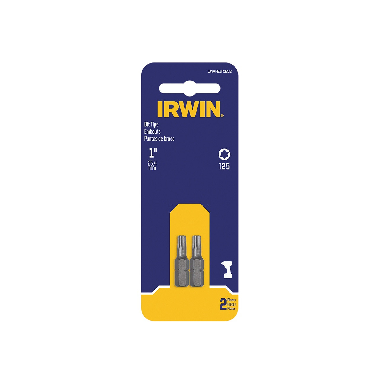 Irwin Insert Bit, Torx, T25 x 1