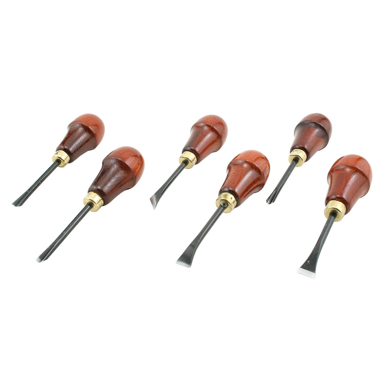 Robert Larson Palm Handle Carving Set, 6Piece Midwest Technology