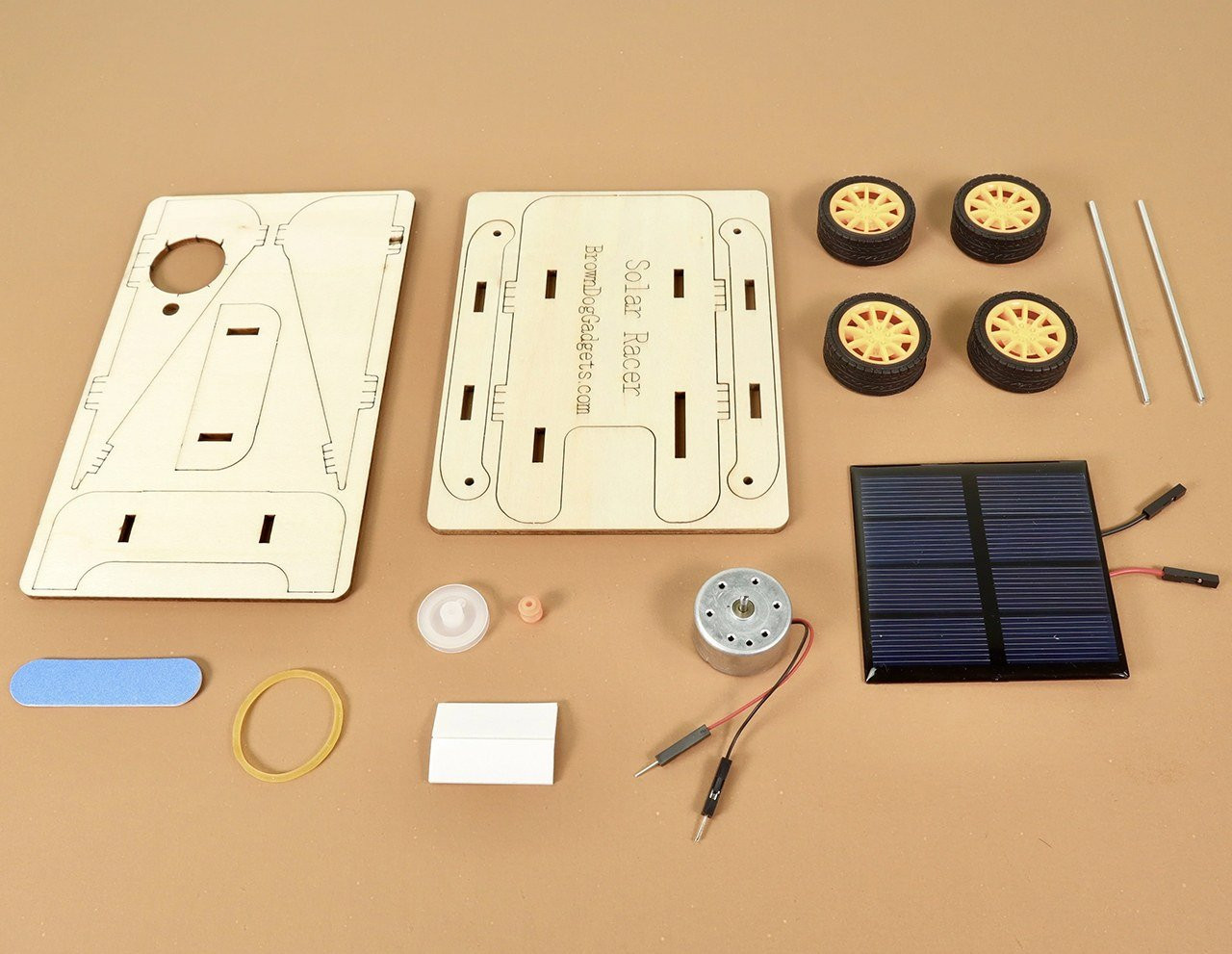 Brown Dog Gadgets Solar Racer Kit | Midwest Technology