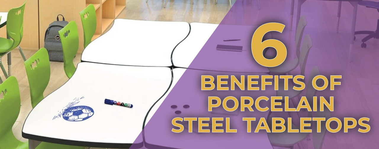 6 Benefits of Porcelain Steel Tabletops