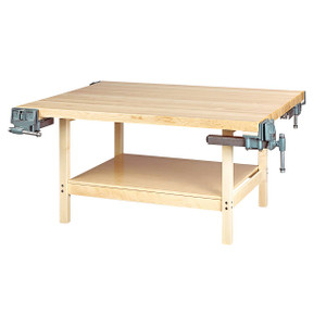 Diversified Spaces Open-Style Work Bench 4 Station with 4 Wilton Vises (7") Diversified Spaces Open-Style Work Bench 4 Station with 4 Wilton Vises (7")