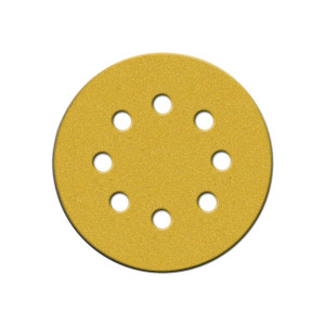 Norton 5" Eight-Hole Hook & Loop Paper Sanding Discs, 60 Grit, Qty. 25