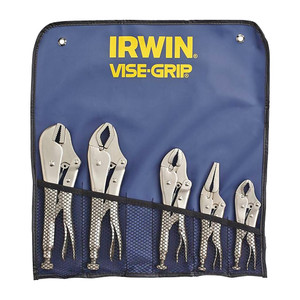 Vise-Grip The Original Locking Pliers, 5-Piece Set w/Pouch Vise-Grip The Original Locking Pliers, 5-Piece Set w/Pouch