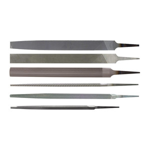 Nicholson file set MWF-1. Cut steel, wood, plastics. Includes 10" flat bastard, 10" bastard, 10" half round bastard, 10" round bastard, 10" square bastard, 8" 3-square bastard. Nicholson file set MWF-1. Cut steel, wood, plastics. Includes 10" flat bastard, 10" bastard, 10" half round bastard, 10" round bastard, 10" square bastard, 8" 3-square bastard.