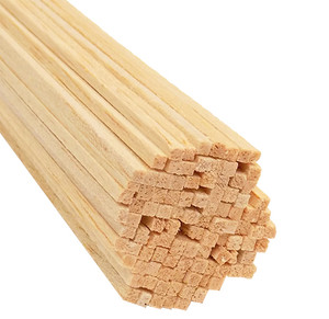 Bud Nosen Balsa Wood Strips, 1/8 x 1/8 x 24, 100/pkg.