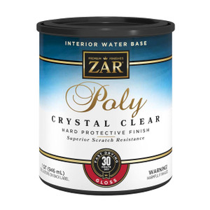 Zar Aqua-Zar Water-based Polyurethane, Gloss, Qt.