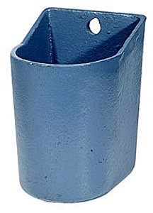 3 pint blue cast iron steel baldor water pot for use with baldor 20 gauge grinder pedestal
