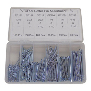 Fastener Barn 555-Piece Cotter Pin Assortment