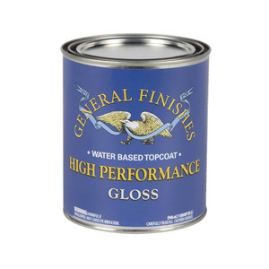 General Finishes High-performance Polyurethane Water-Based Topcoat, Gloss, Qt. General Finishes High-performance Polyurethane Water-Based Topcoat, Gloss, Qt.