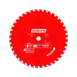 Freud Carbide-tipped Circular Saw Blade, General Purpose Combination, 8"-8-1/4", 40 TPI