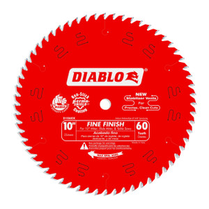 Freud Diablo 10" CT Fine Finish Crosscut Saw Blade