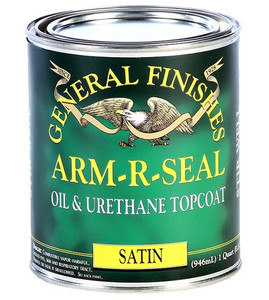General Finishes Arm-R-Seal Oil & Urethane Topcoat, Satin, Qt.