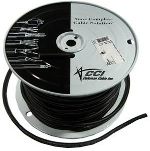250' black heavy-duty 18/3 wire cord for motor control, appliances, lighting, robotic systems and more 250' black heavy-duty 18/3 wire cord for motor control, appliances, lighting, robotic systems and more