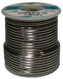 1 lb spool of black silver-bearing solder made from 95% tin and 5% plastic meets Federal Standards