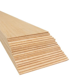 Balsa Wood Sheets, 1/16