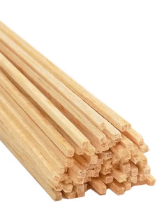 Bud Nosen Models 1015 1/16 x 3/8 x 36 Balsa Wood Sticks (Pack