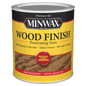 Minwax Wood Finish Wood Stain, Special Walnut, Qt. Minwax Wood Finish Wood Stain, Special Walnut, Qt.