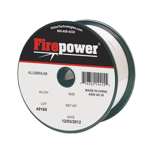 Firepower MIG Welding Wire Premium AWS Class ER 5356 Aluminum, .030", 1 lb. Firepower MIG Welding Wire Premium AWS Class ER 5356 Aluminum, .030", 1 lb.