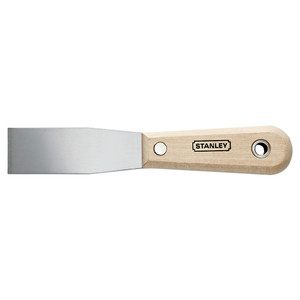 Stanley Wood Handle Putty Knife, 1-1/4W Flexible - Midwest