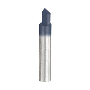side profile of 1/4" Freud V-Groove router bit side profile of 1/4" Freud V-Groove router bit
