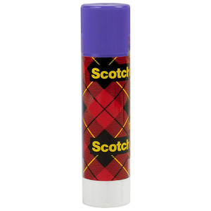 1.41 ounce 3m scotch mega glue stick applies purple for easy viewing but dries clear and is non-toxic 1.41 ounce 3m scotch mega glue stick applies purple for easy viewing but dries clear and is non-toxic