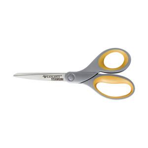  Softgrip Straight Titanium Scissors, 8-In. : Arts