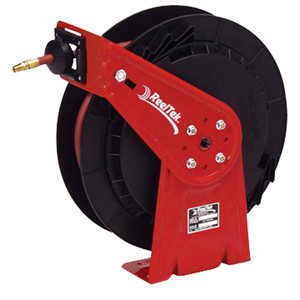 Reelcraft Medium Duty Spring Retractable Hose Reel, 3/8 x 50